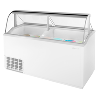 Turbo Air TIDC-70W-N Vitrine de présentation à cuves pour crèmes glacées 173 cm
