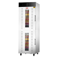 Omcan 48177 32-Tray 22.4" Stainless Steel Food Dehydrator