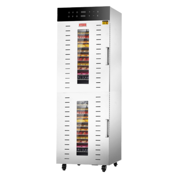 Omcan 48177 32-Tray 22.4" Stainless Steel Food Dehydrator