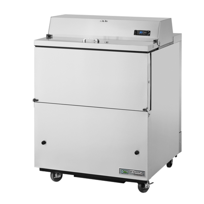True TMC-34-S-SS-HC 8-Crate Capacity Mobile Milk Cooler