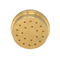 Tag alternatif : OMCAN 45387 Bronze Die pour #8 Plaque de pâte 1,7 mm Pâte bronze avec trous pour une extrusion authentique de spaghettis