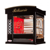 Dorégrill DECO RB 15 Electric Rotisserie Oven For Chicken With Red Enamel Finish And Stainless Steel Trim