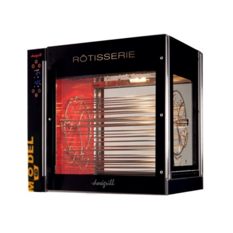 Dorégrill Model-9 Electric Rotisserie Oven With Modern Design And High-Volume Capacity
