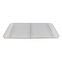 Stainless Steel Oven Rack Shelf For Commercial Kitchens, 10" x 18" Wire Grate Design.