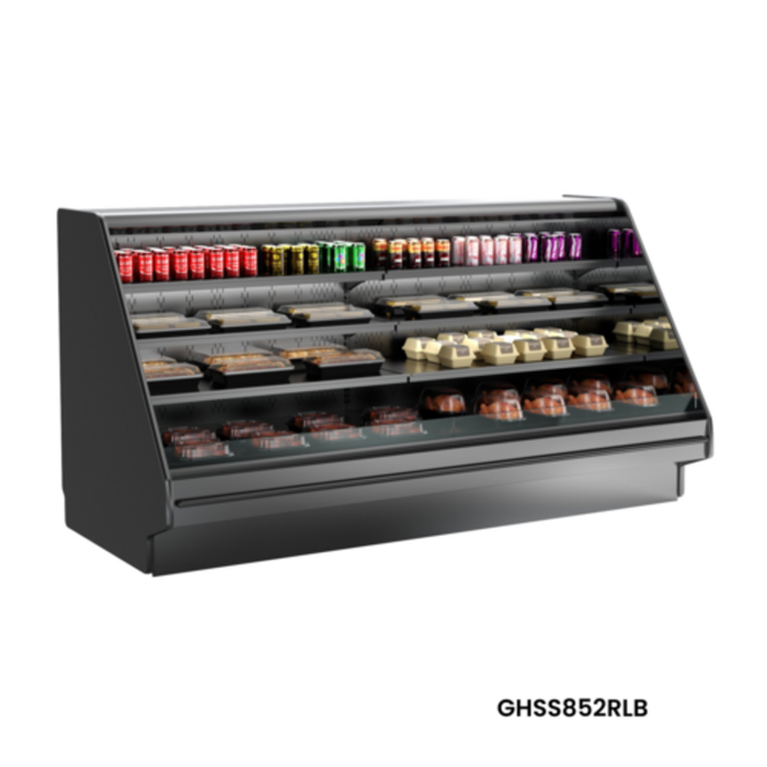 Structural Concepts GHSS1052RLB 123-3/8"W Fusion Refrigerated Self-Serve Case