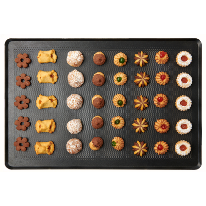 Lainox BTP46 Perforated Non-Stick Teflon-Coated Aluminium Bake Pan 600x400mm