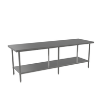 MixRite ST3096EC 96 x 30 Stainless Steel Work Table