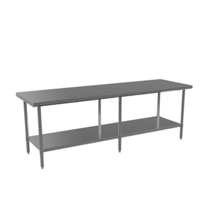 MixRite ST3096EC 96 x 30 Stainless Steel Work Table