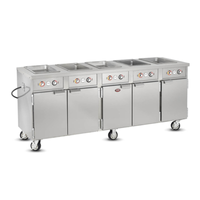 FWE HLC-5W6-7H-35-DRN 86"W Electric Hot Food Serving Counter