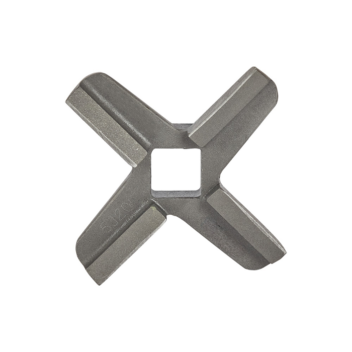 Pro-Cut PC-K22-RECT-SS Rectangular Stainless Steel Knife for #22 Grinders