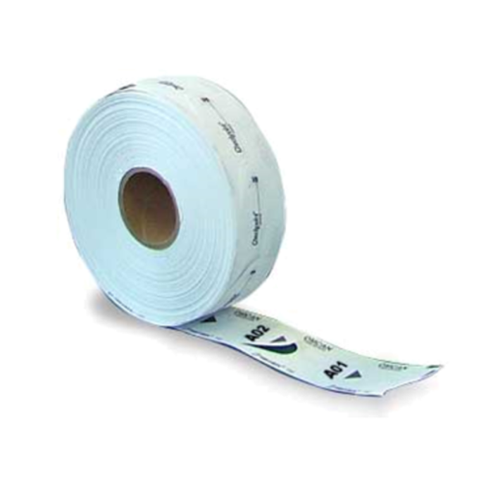 OMCAN 10166 White Tickets for M80 Dispenser 30 Rolls/Case