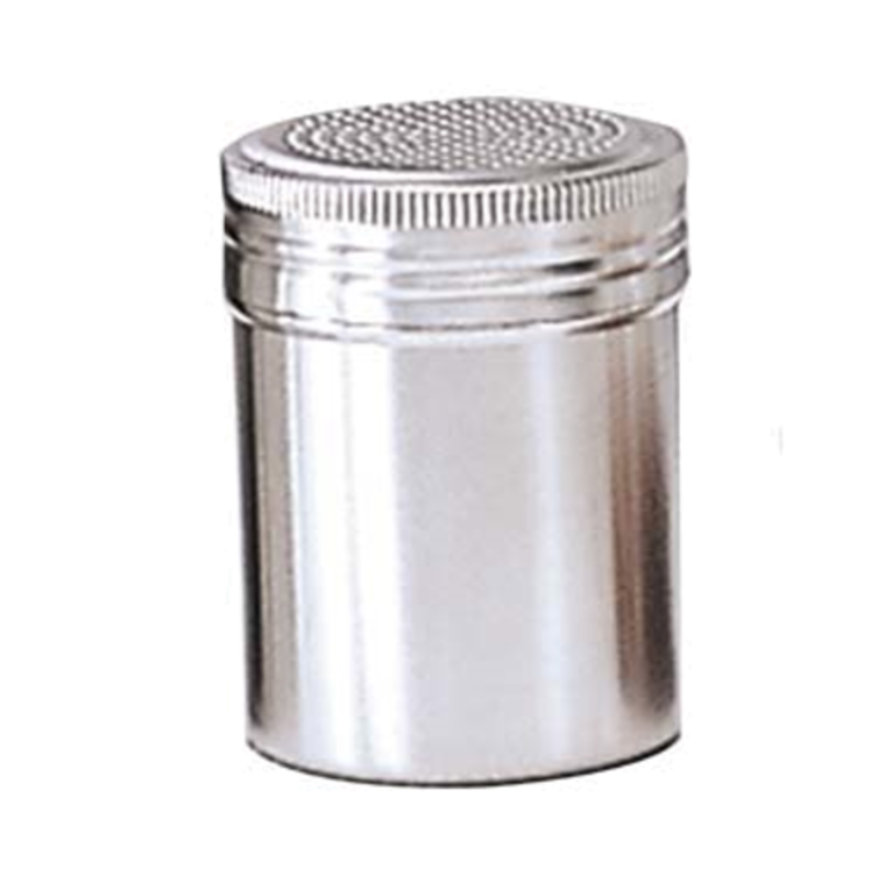 DRE-10NH 10 oz. Stainless Steel Shaker Dredge Without Handle For Dusting And Seasoning In Kitchens