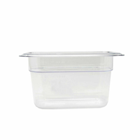 Plat de conservation en plastique Omcan 80051 de 6,5 pintes, taille standard