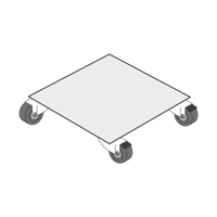 Dry Ager DU0180 Caster Set for UX 1500/1550 PRO 5-1/8" Height (Set of 4)