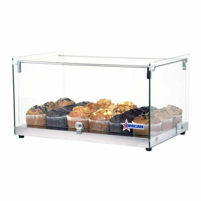 Omcan 44371 21.8"W Non-Refrigerated Countertop Pastry Display Case