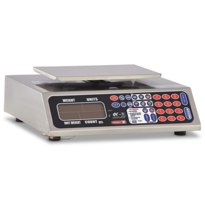 Torrey QC-5/10 10 lb Capacity Stainless Steel Counting Scale