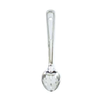 Stainless Steel Slotted Basting Spoon Designed For Easy Food Serving And Draining Excess Liquid In The Kitchen.