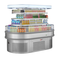 Présentoir réfrigéré en îlot libre-service Turbo Air TIOM-36RSRS-N de 122 cm de largeur