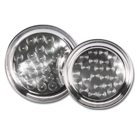Holloware TRN-18H 17.75" Diameter Round Stainless Steel Cater Tray