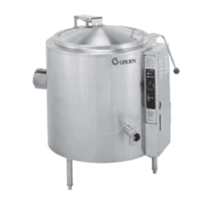 Groen AHS-40 40-Gallon Gas Stationary Self-Contained Steam Jacketed Kettle