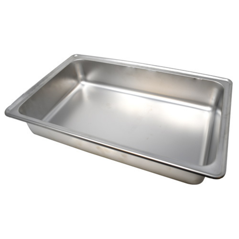 Alt Tag: Omcan 80908 Stainless Steel Commercial Drip Spillage Pan, 13.5" x 20.75" Size stainless steel drip tray pan for commercial kitchen spills