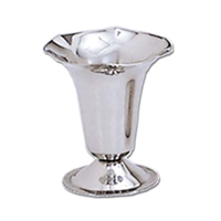 Admiral Craft STS-5 6 oz Stainless Steel Tulip Sundae Dessert Dish Gadroon Base