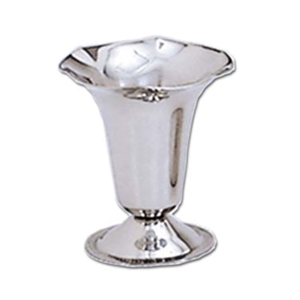 Admiral Craft STS-5 6 oz Stainless Steel Tulip Sundae Dessert Dish Gadroon Base
