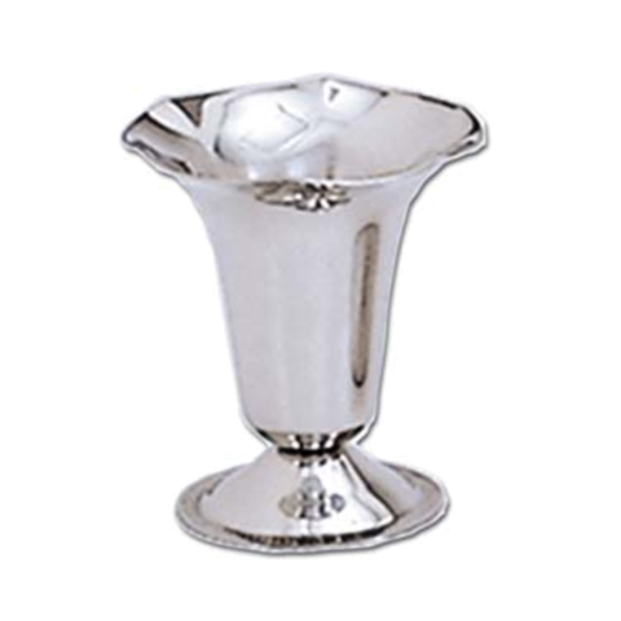 Admiral Craft STS-5 6 oz Stainless Steel Tulip Sundae Dessert Dish Gadroon Base