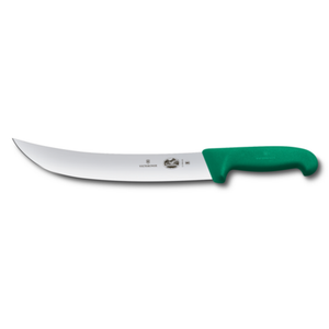 Victorinox 5.7304.25B 10" Cimeter Butcher Knife Green Fibrox Handle