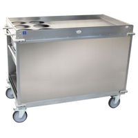 Cadco BC-3-L MobileServ Large Beverage Cart 55.75"L x 28.13"W