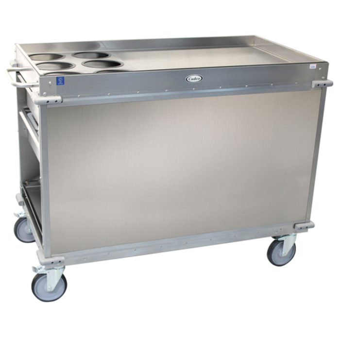 Cadco BC-3-L MobileServ Large Beverage Cart 55.75"L x 28.13"W