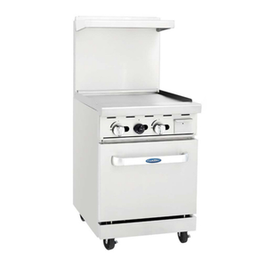CookRite AGR-24G-LP 24" LP Gas Restaurant Range With Griddle For Commercial Kitchens