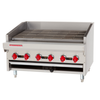 American Range ADJ-60 Gas Countertop Radiant Charbroiler 60 Inch Gas Countertop Charbroiler with Stainless Steel Exterior