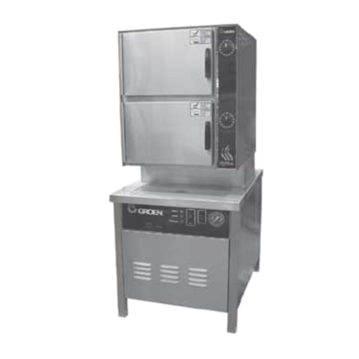 Groen HY-10SG-36 Gas Floor Steamer 36" Wide 10 Pan