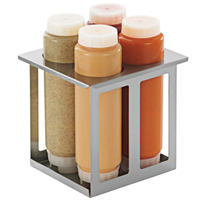 Server 86994 SBH-4 Squeeze Bottle Holder for 1/6-Size Pan (4) 16 oz. Bottles