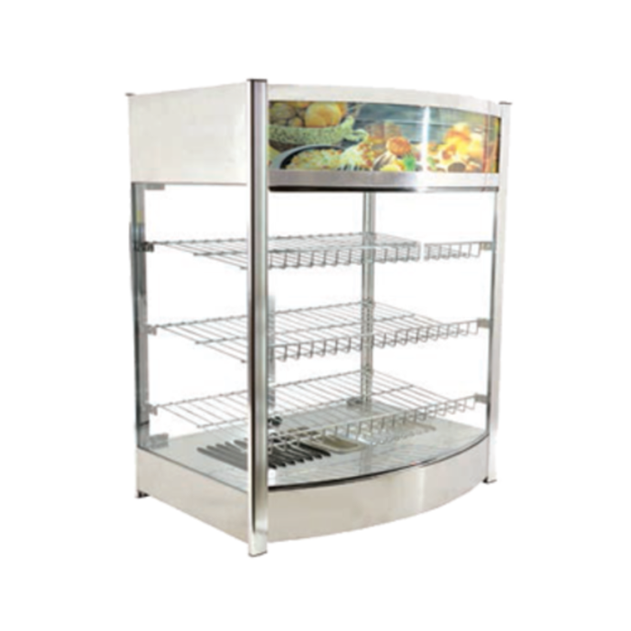 Omcan 40001 (DW-CN-0137) 25.5"W Countertop Heated Deli Display Case