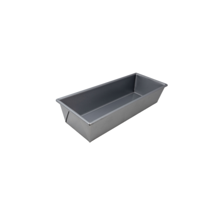 Omcan 81204 10" x 5" Glazed Aluminized Steel Bread Loaf Pan