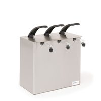 Nemco 10963 Triple Condiment Dispenser Pump-Style 16-3/8"W
