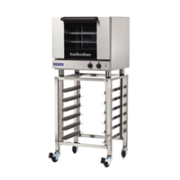 Turbofan E23M3/SK23 3 Half-Size Pan Electric Convection Oven With Stand