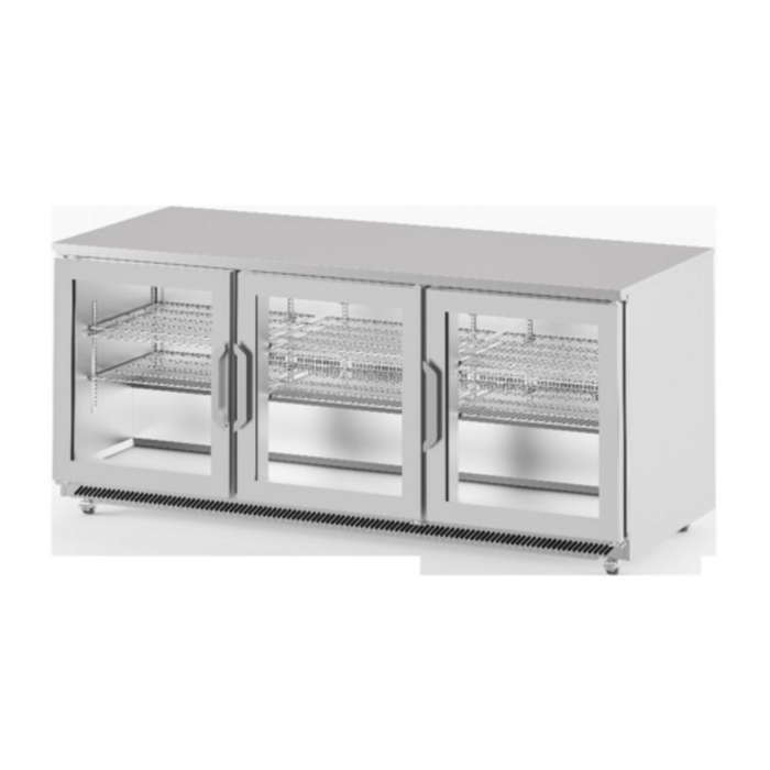 Infrico IUC-UC72RCR 72.75" Undercounter Reach-In Refrigerator 21 cu. ft.