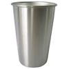 Étiquette alternative : Omcan 46506 Gobelet métallique durable de haute qualité pour distributeurs de jus et boissons gobelet en acier inoxydable