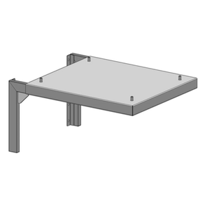 Lainox OMP47-WS Stainless Steel Wall Shelf 48"L x 12"W