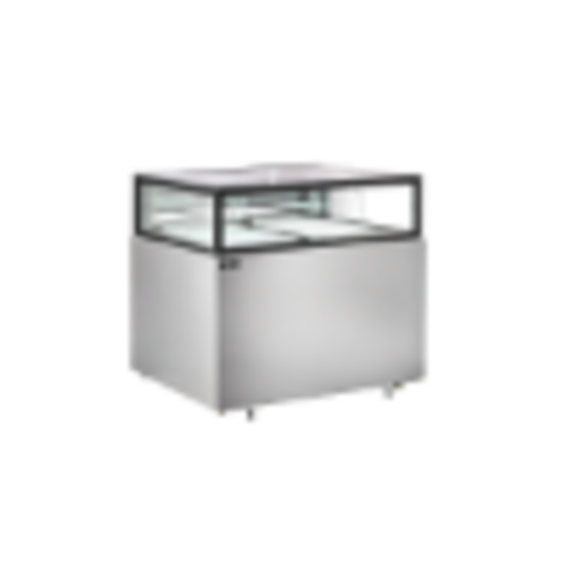 Omcan 48562 48-Inch Flat Top Refrigerated Bakery Display Case For Pastries And Desserts
