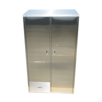 eFi Sales SimC2510-D 47-1/2"W Double Door Mop Sink Cabinet In Stainless Steel Finish
