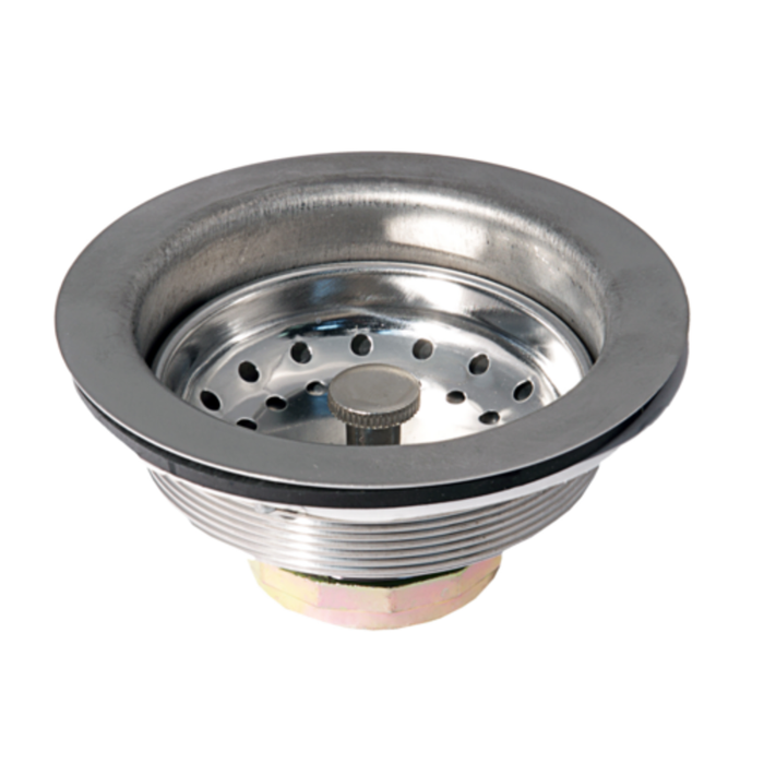 Winholt WS-BD-35ST 3-1/2" Diameter Commercial Kitchen Sink Basket Drain Strainer