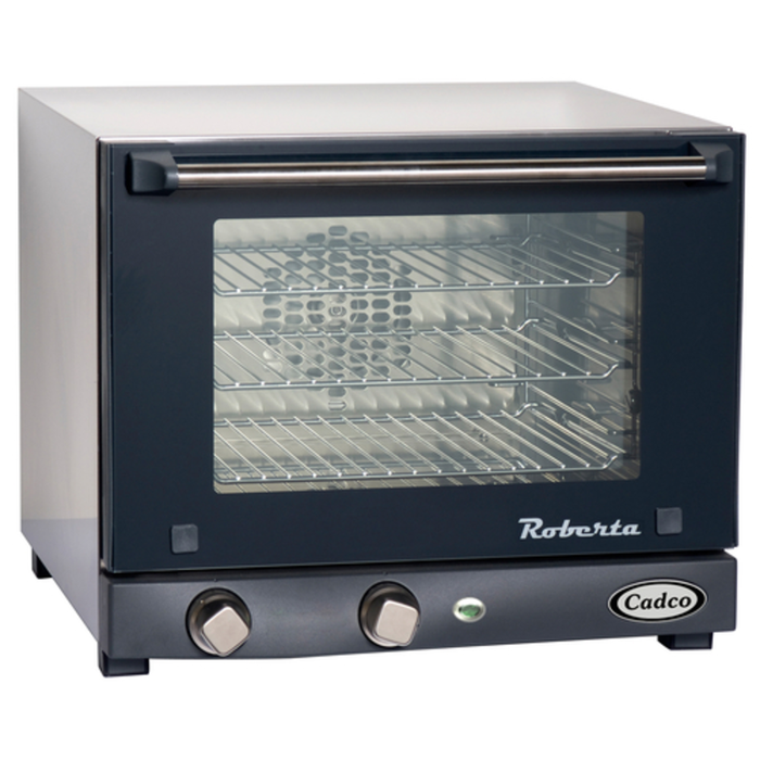 Cadco OV-003 Quarter Size Countertop Convection Oven - 3 Pans