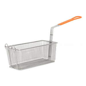 Omcan 80554 Panier de rechange pour friteuse commerciale durable chromé 15,5x7x6-pouces