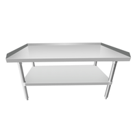 Stainless Steel Equipment Stand With Ample Space And Robust Construction For Commercial Kitchen Use.
