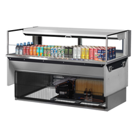 Turbo Air TOM-60L-UFD-S-1SI-N 60" 8.0 cu. ft. Drop-In Display Case