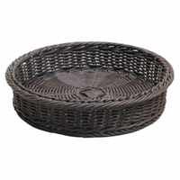 Omcan 44295 Round Rattan Style Polypropylene Display Basket